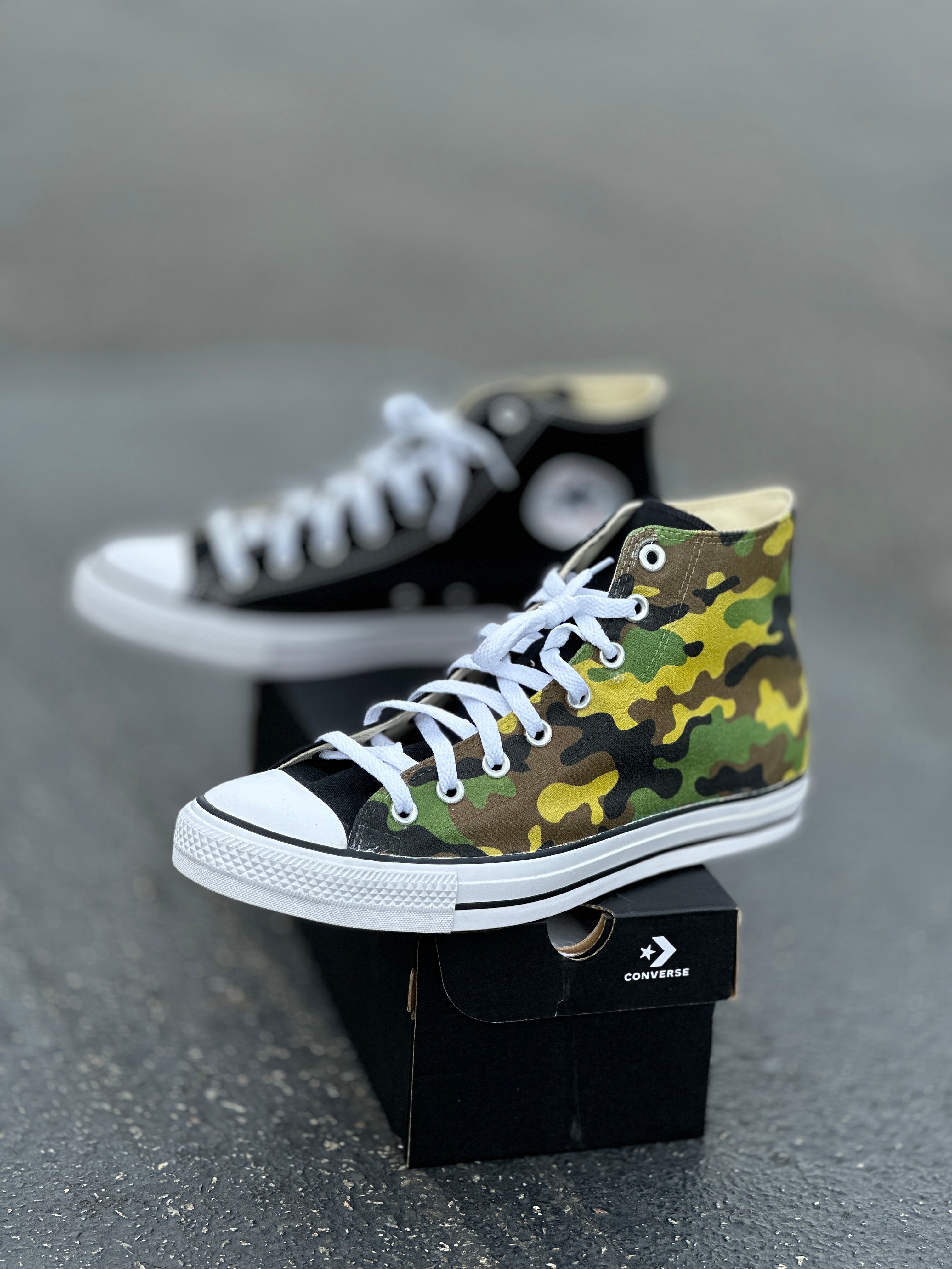 Shop CONVERSE ALL STAR Camouflage Unisex Sneakers by petit_2petit_2 | BUYMA